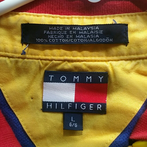 VINTAGE Tommy Hilfiger Color-Block Polo - Picture 6 of 6